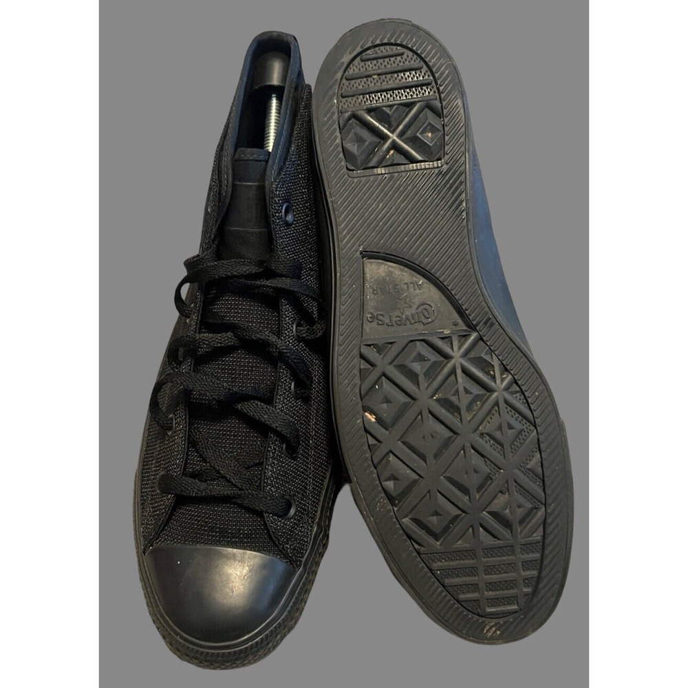 MEN'S SIZE 12- CONVERSE CHUCK TAYLOR All Star, Mid-top, Black| 155489C - Picture 8 of 10